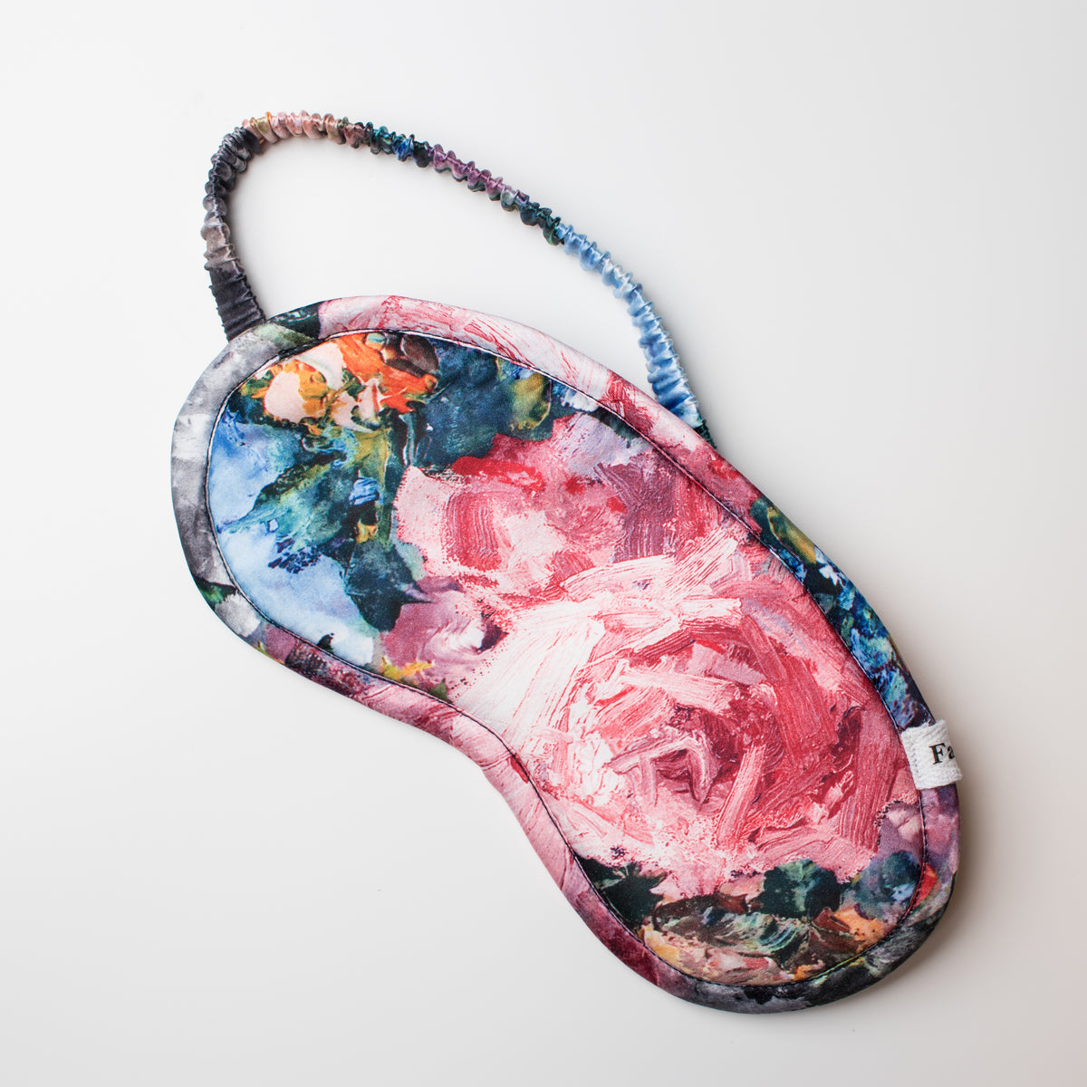 Silk Eye Mask, Rose Print / Amuletta Jewelry Lifestyle